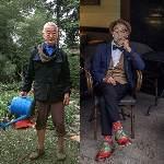 亲手把浇花种菜的爷爷打造成潮爆街拍的模特